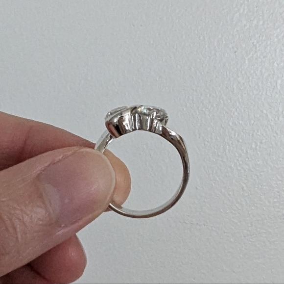 Toi et Moi ring size US 7.5 - Picture 8 of 11